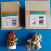 THUN TEDDY QUADRIFOGLIO BLU E VASETTO MELOGRANO