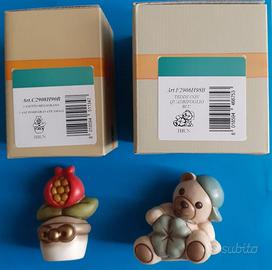 THUN TEDDY QUADRIFOGLIO BLU E VASETTO MELOGRANO