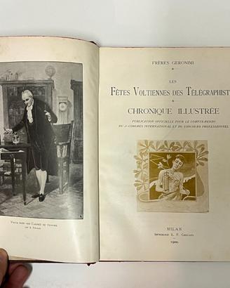 Les Fêtes Voltiennes des Télégraphistes (1900)