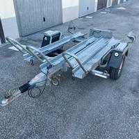 Carrello moto Ellebi ammortizzato e frenato