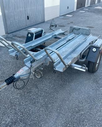 Carrello moto Ellebi ammortizzato e frenato