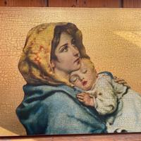 Stampa su legno -Madonna del Riposo