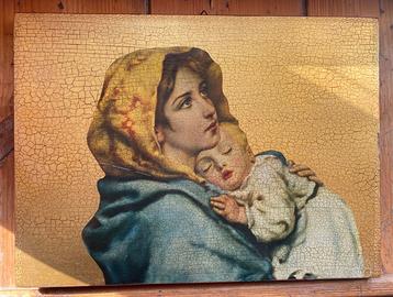 Stampa su legno -Madonna del Riposo