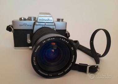 Minolta ST 202 analogica e zoom Vivitar 28-135
