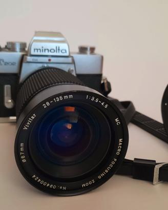 Minolta ST 202 analogica e zoom Vivitar 28-135