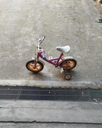 bicicletta bambina con rotelle 