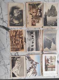 Lotto 100 cartoline formato piccolo italiane