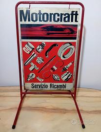 Insegna Tabella Bifacciale Motorcraft