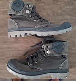 Scarpe donna tela Palladium n.37 1/3 Grigie