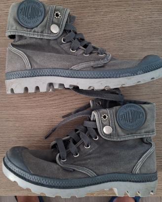 Scarpe donna tela Palladium n.37 1/3 Grigie