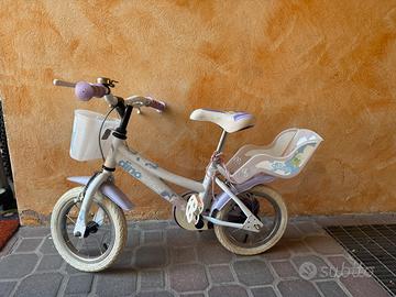 Bici bianca lilla età massima 3anni