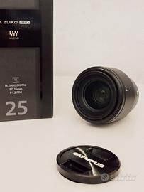 Obiettivo Olympus zuiko 25 mm f 1.2 pro