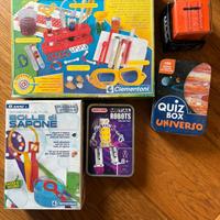 Set di giochi (meccano, piccolo chimico, quiz…)