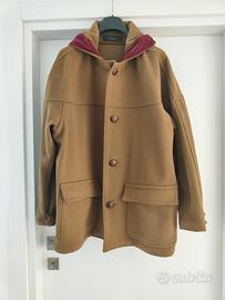 Cappotto di lana, con cappuccio, uomo 