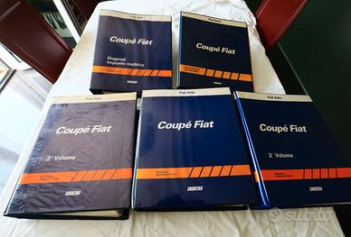 FIAT COUPE' MANUALI OFFICINA COMPLETI N. 5 VOLUMI