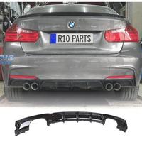 DIFFUSORE BMW F30 F31 LOOK M PERFORMANCE NERO LUCI