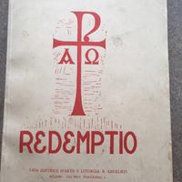 Libro, "Antica Redemptio," anno 1933