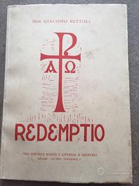 Libro, "Antica Redemptio," anno 1933