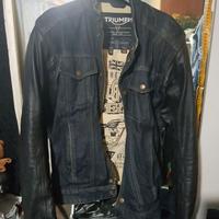 Giacca Moto Triumph Byford (jeans e maniche in pel