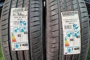 2 gomme 205 55 17 FIRESTONE NUOVE 100% BAT. RIFN72