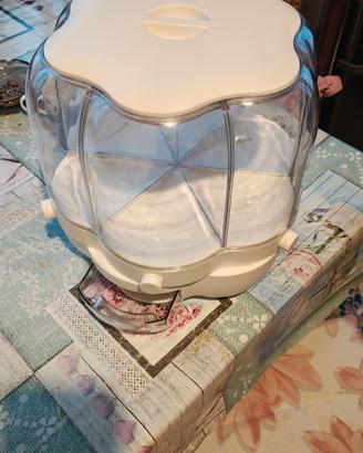 Dispenser cereali/alimenti rotante