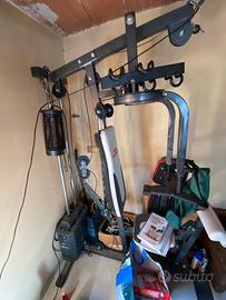 Attrezzo multifunzione + panca inclinabile fitness