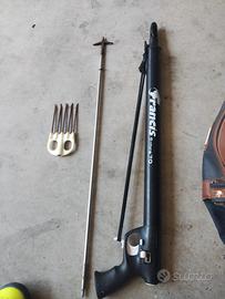Fucile subacqueo 75cm asta in acciaio 