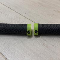 Manopole cube acid silicone nero verde lime