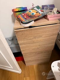 Cassettiera nuova da montare maniglie e piedini