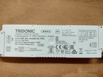 Alimentatore driver LED dimmerabile push 35W