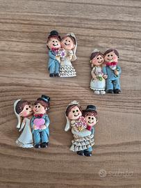 10 pezzi bomboniere calamite matrimonio segnaposto