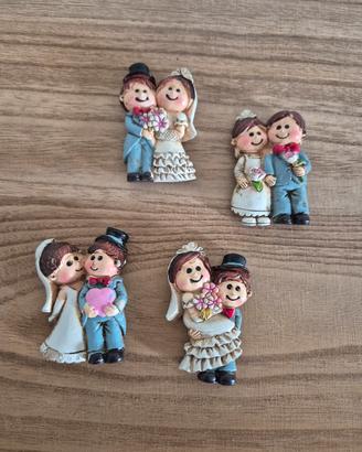 10 pezzi bomboniere calamite matrimonio segnaposto