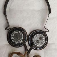 CUFFIE TELEFUNKEN RICETRASMITTENTE TEDESCA 1940