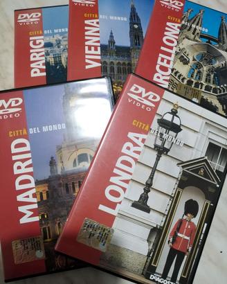 Cofanetti DVD Città del mondo-De Agostini nuovi