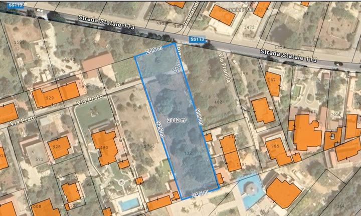 Terreno sulla statale 113
