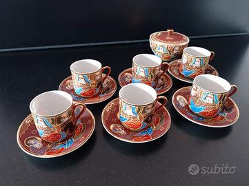Servizio da caffè giapponese Satsuma