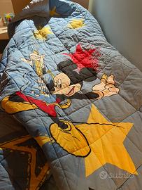 Trapunta singola caleffi motivo mickey rock