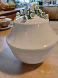 Ciotola in ceramica con mughetti