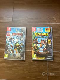 Crash Bandicoot e Lego Ninjago Nintendo Switch