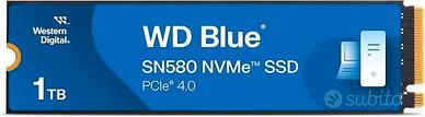SSD NVMe WD Blue SN580 1TB PCIe 4.0 