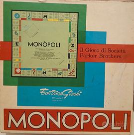 Monopoli originale Vintage ‘60 scatola blu quadra