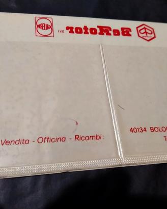 portabollo ass.pubblicitario Piaggio Vespa vintage