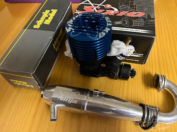 Blocco Rc modellismo Motore Sirio + Sanwa + Kyosho