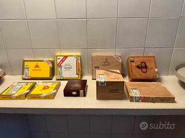 Scatole sigari vuote