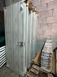 Porta battente Braque olmo grigio 210x80