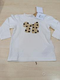 maglietta bimba cotone tg 6/9 mesi 