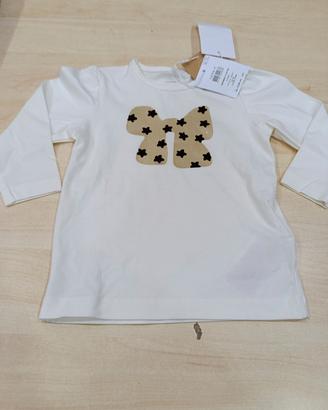 maglietta bimba cotone tg 6/9 mesi 