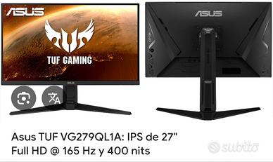 asus tuf gaming vg279qL1a 165hz 1920x1080