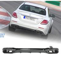 DIFFUSORE MERCEDES W213 16-20 LOOK E63 NERO LUCIDO