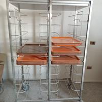 Carello Porta vassoi con vassoi